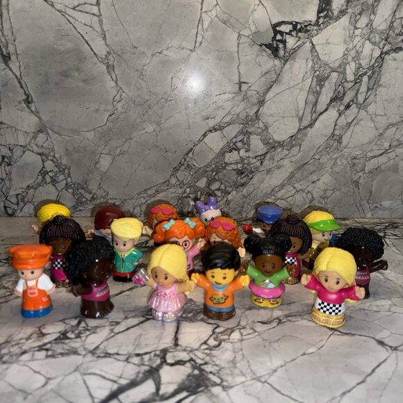 Fisher Price Little People Lot Figures Barbie Disney Boys Girls (18) - Picture 1 of 5